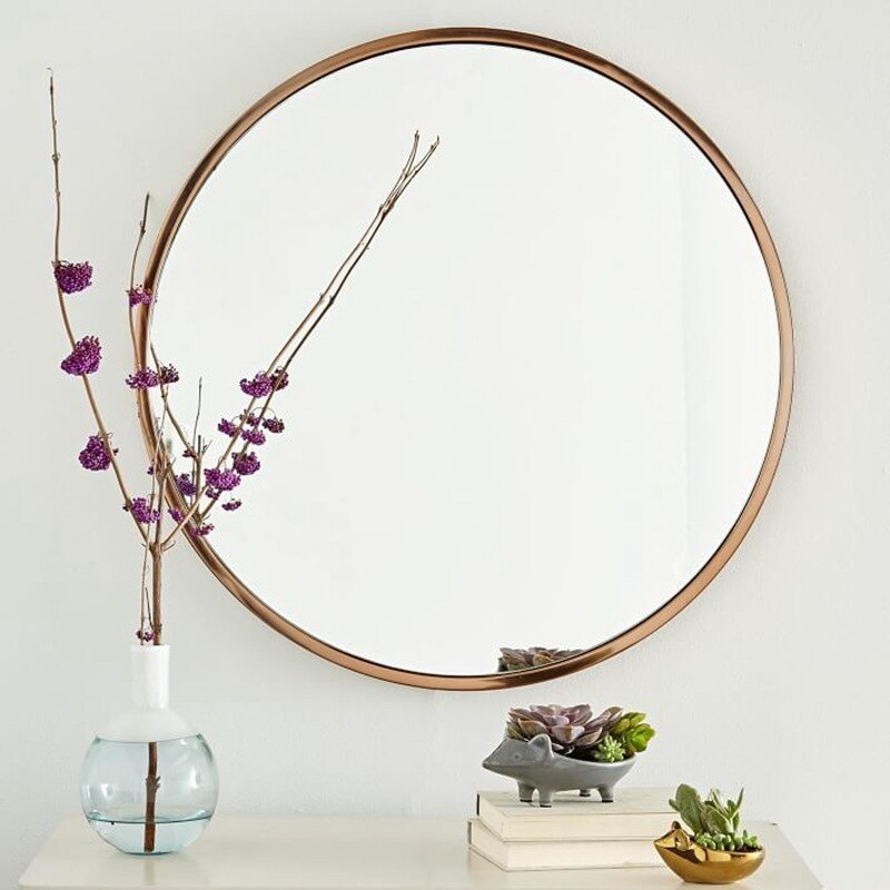 Bathroom wall bathroom mirror wall hanging decorative mirror